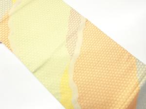 織悦製　変わり道長取模様織出し全通袋帯